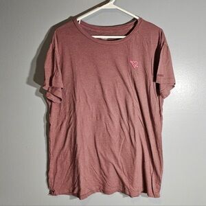 PINK Victoria's Secret Chocolate Top with Pink Logo